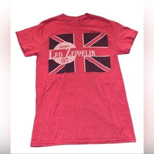 Led Zeppelin 1975 British Flag T-shirt